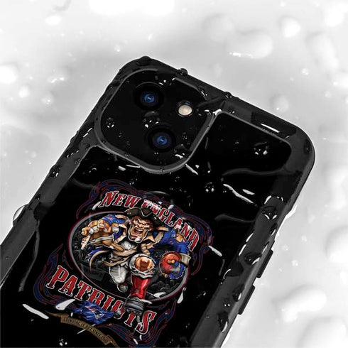 Liquid Blue NFL New England Patriots Running Back iPhone 15 Plus Waterproof Case